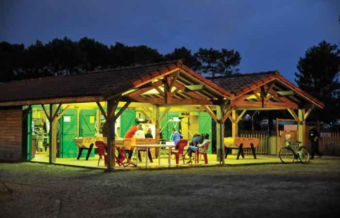 Chalet Camping Les Vignes Lit-et-Mixe Esterno foto