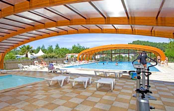 Chalet Camping Les Vignes Lit-et-Mixe Esterno foto