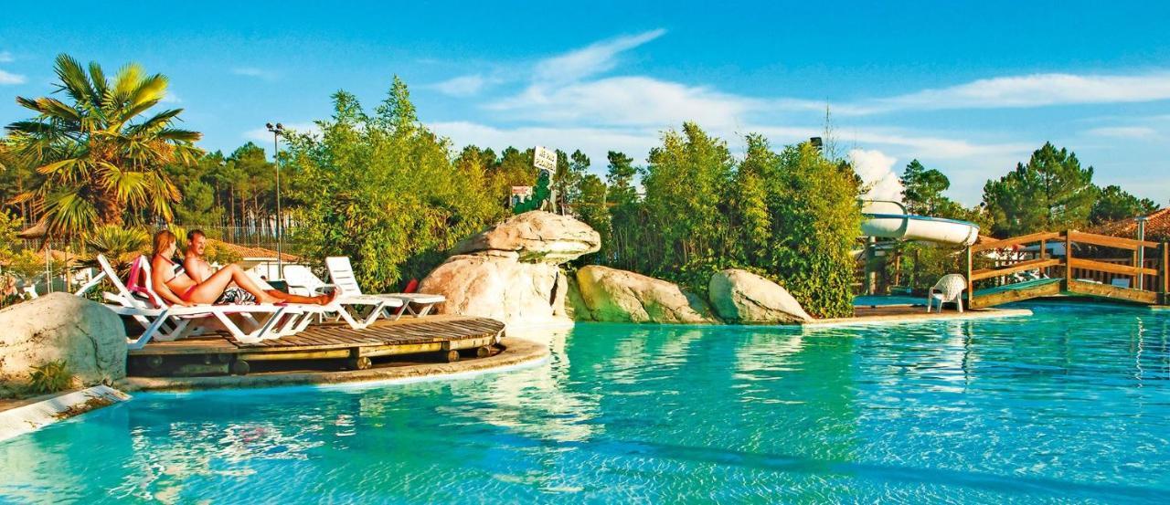 Chalet Camping Les Vignes Lit-et-Mixe Esterno foto