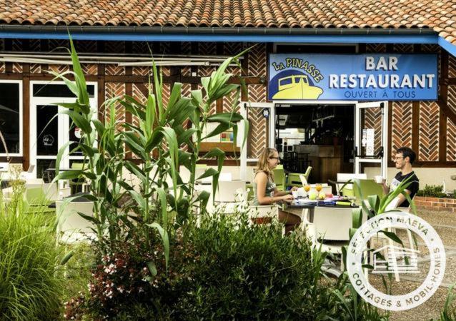Chalet Camping Les Vignes Lit-et-Mixe Esterno foto
