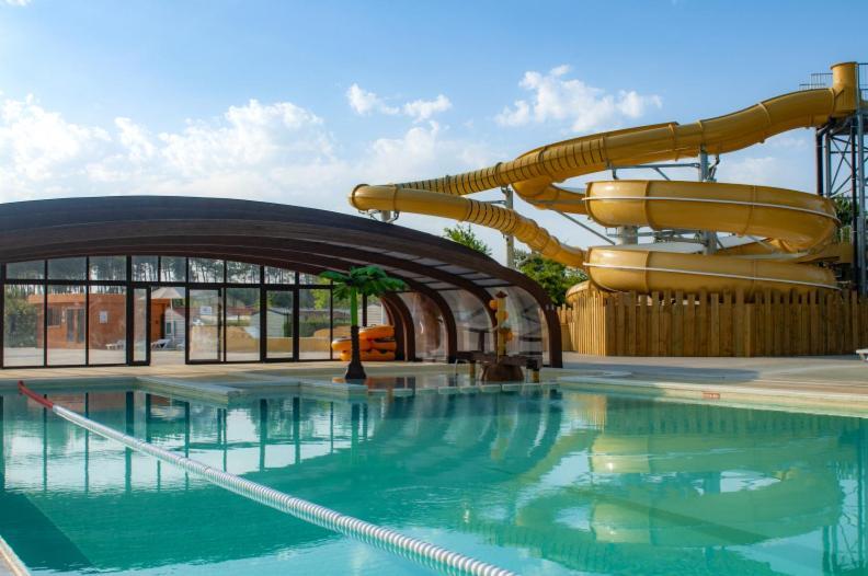 Chalet Camping Les Vignes Lit-et-Mixe Esterno foto