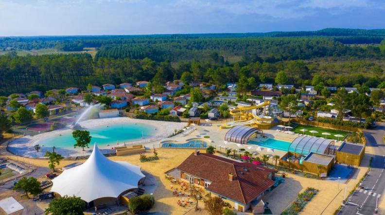 Chalet Camping Les Vignes Lit-et-Mixe Esterno foto