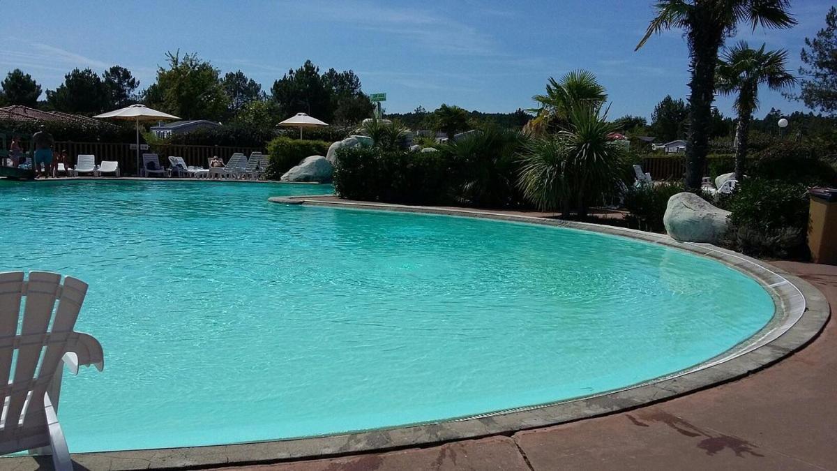 Chalet Camping Les Vignes Lit-et-Mixe Esterno foto
