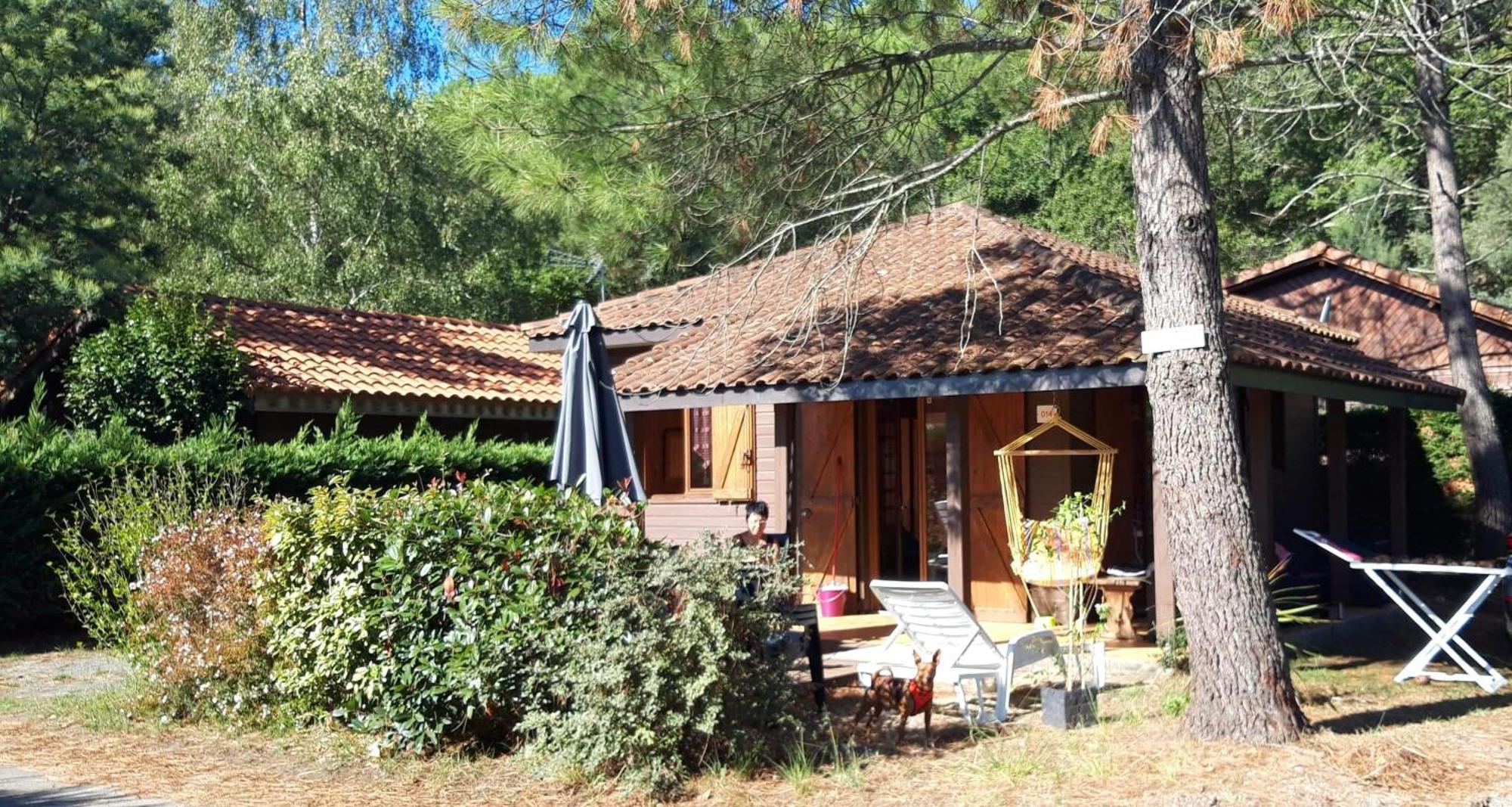 Chalet Camping Les Vignes Lit-et-Mixe Esterno foto
