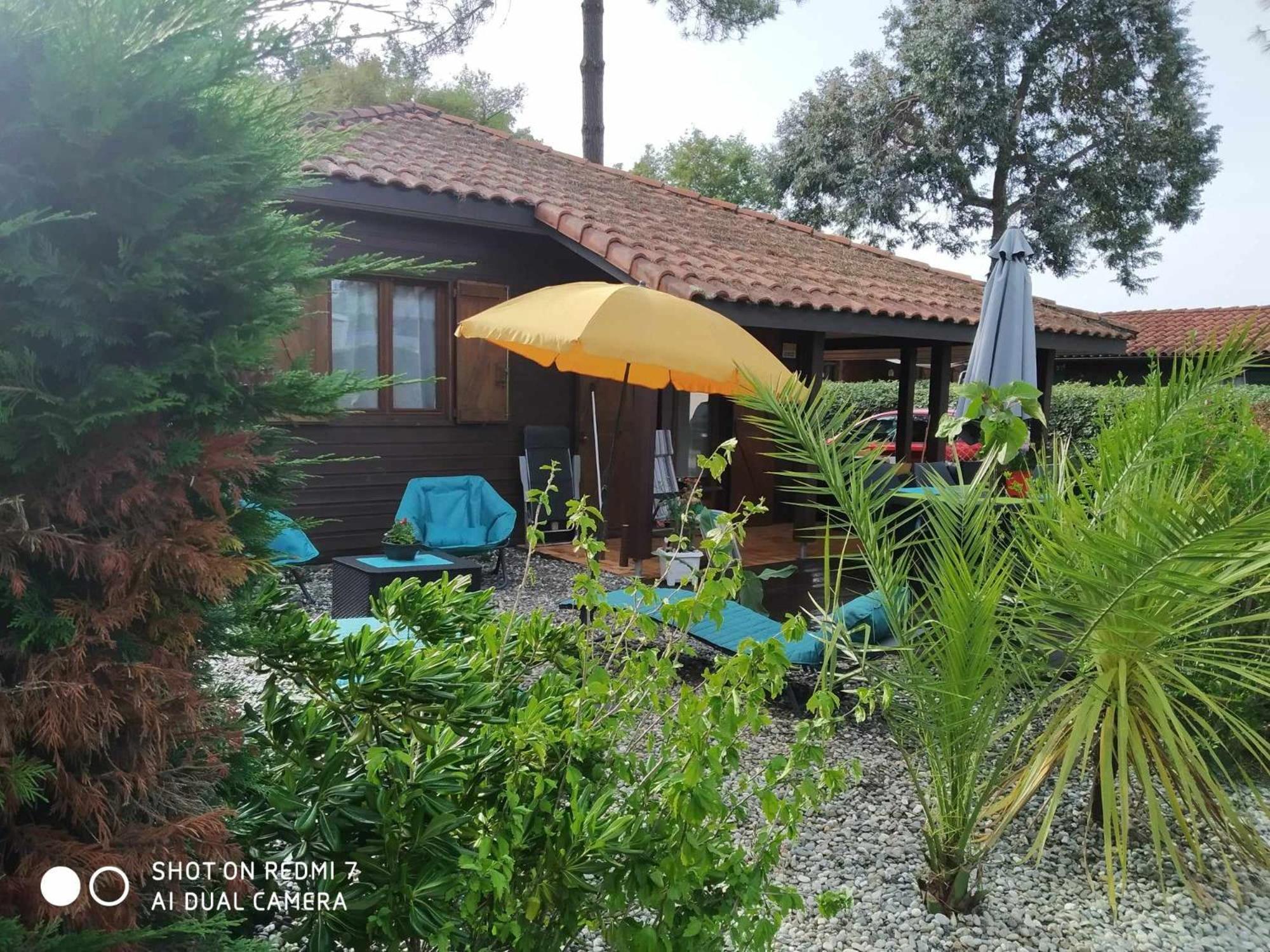 Chalet Camping Les Vignes Lit-et-Mixe Esterno foto