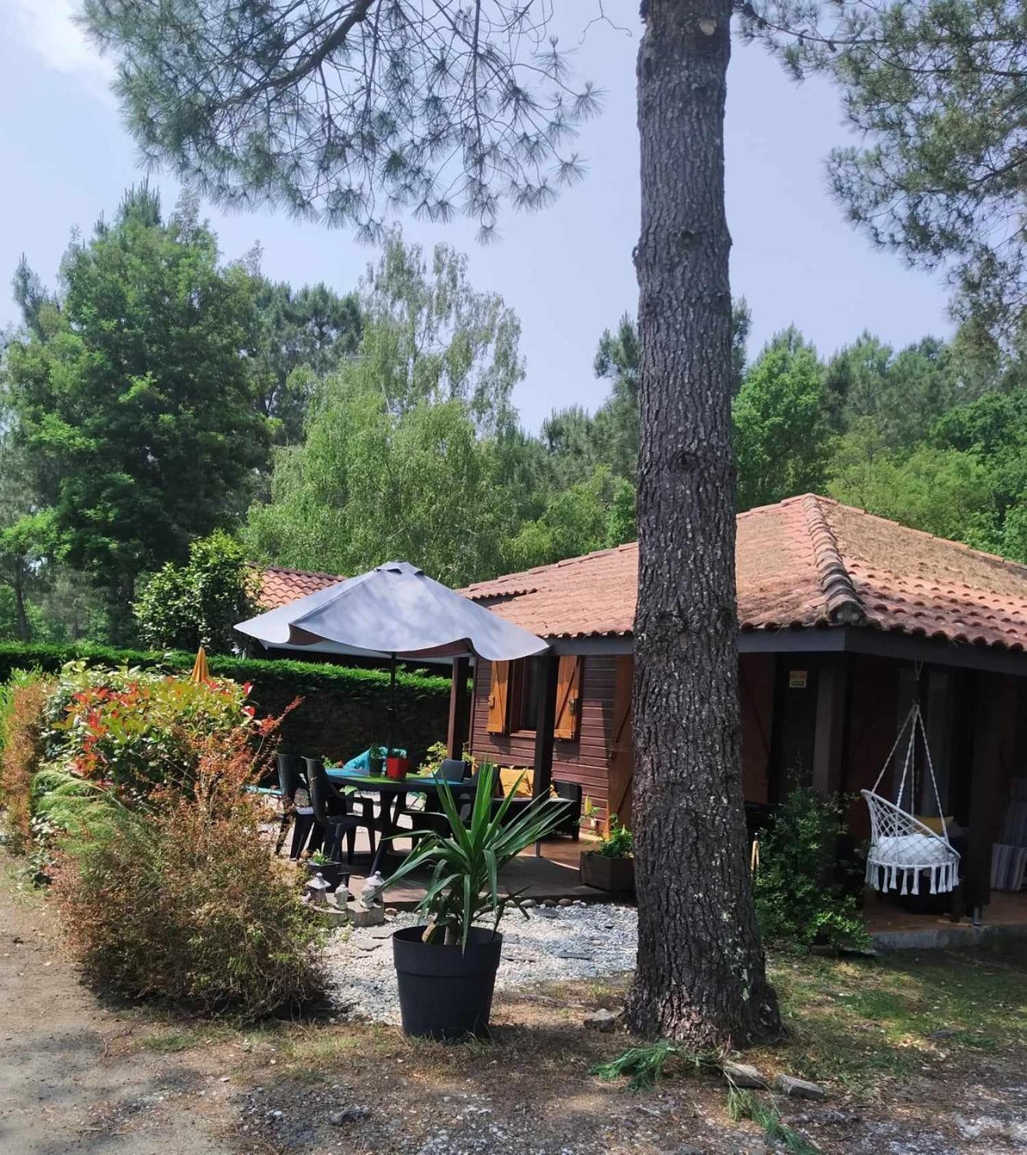 Chalet Camping Les Vignes Lit-et-Mixe Esterno foto